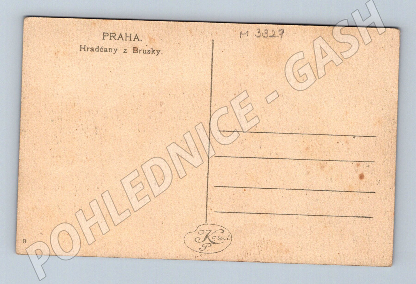 Pohlednice Praha Hradčany z Brusky (M3329)