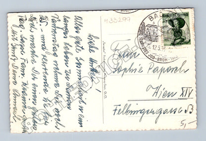 Pohlednice Rakousko Bad Ischl s horami 1939 (M33299)