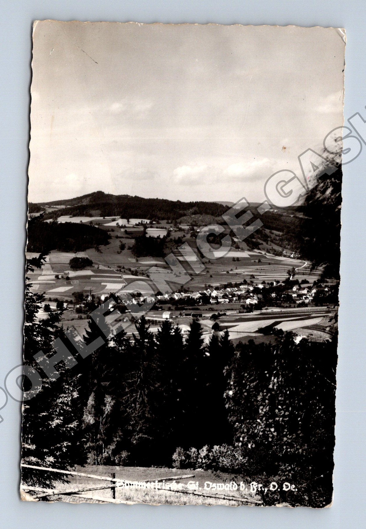 Pohlednice Rakousko Oswald vodopád Echtfoto 1948 (M33304)