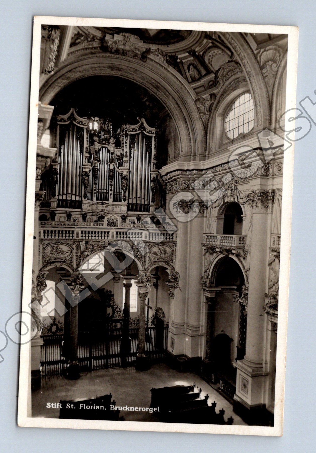Pohlednice Rakousko Stift St. Florian Brucknerovy varhany (M33305)