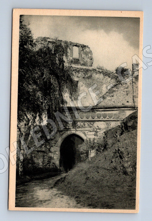 Pohlednice Točník brána hradu V Teklý (M3331)