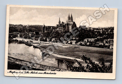 Pohlednice Německo Míšeň (Meissen) panorama 1951 (M33310)