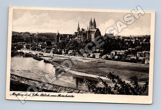 Pohlednice Německo Míšeň (Meissen) panorama 1951 (M33310)