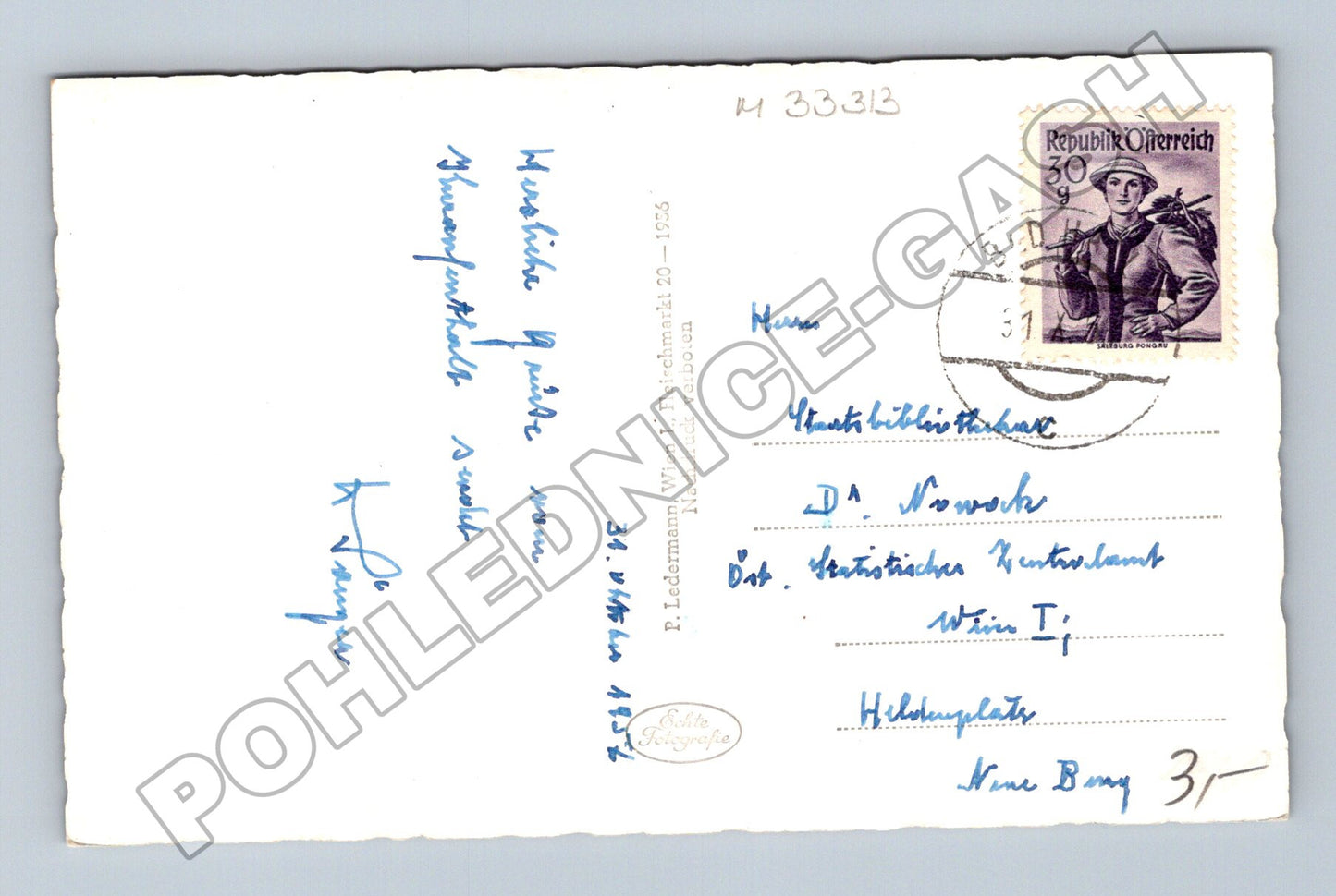 Pohlednice Rakousko Bad Hall Kurhaus 1956 (M33313)