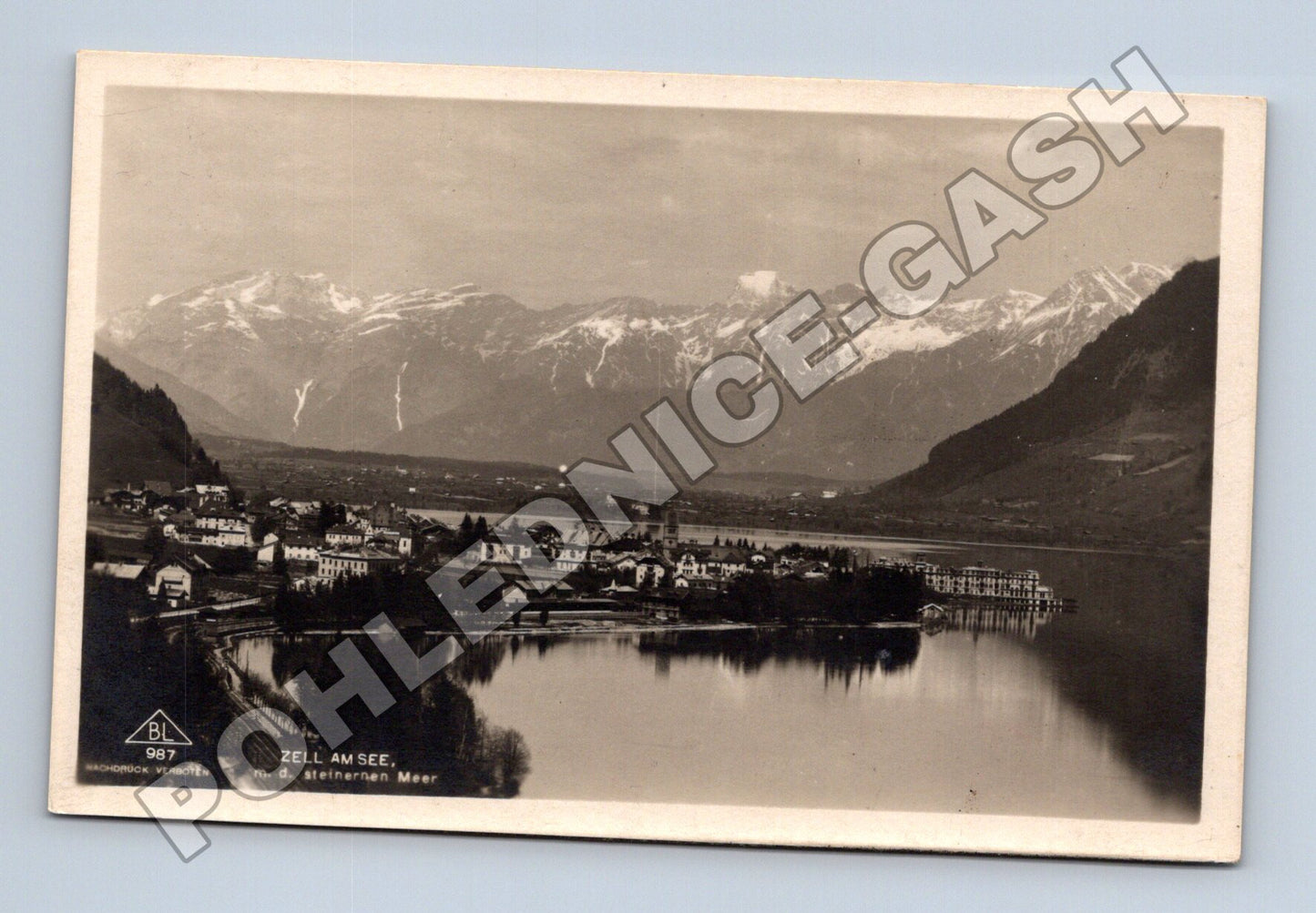 Pohlednice Rakousko Zell am See s horami 1926 (M33315)