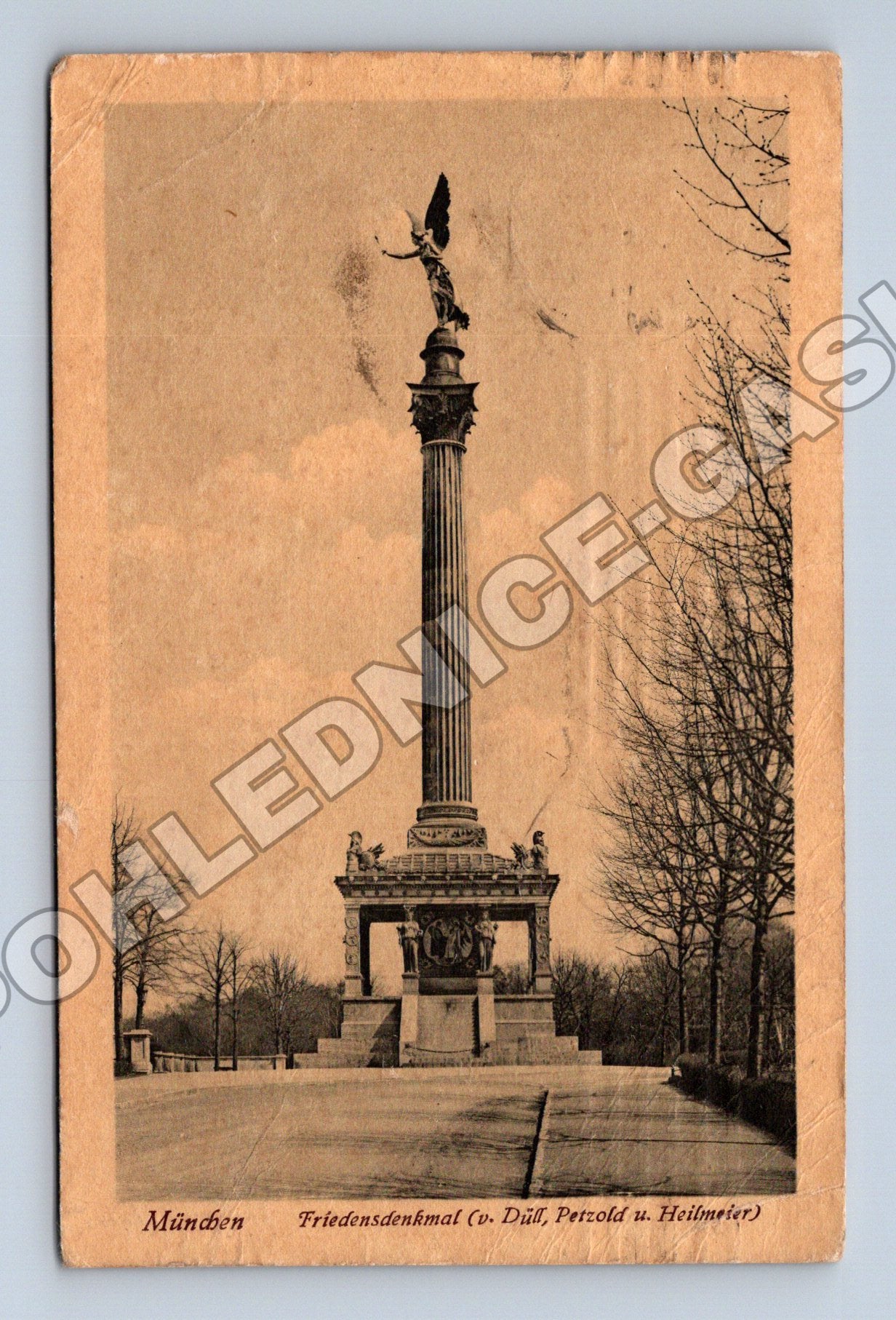 Pohlednice Německo Mnichov Friedensdenkmal 1924 (M33317)