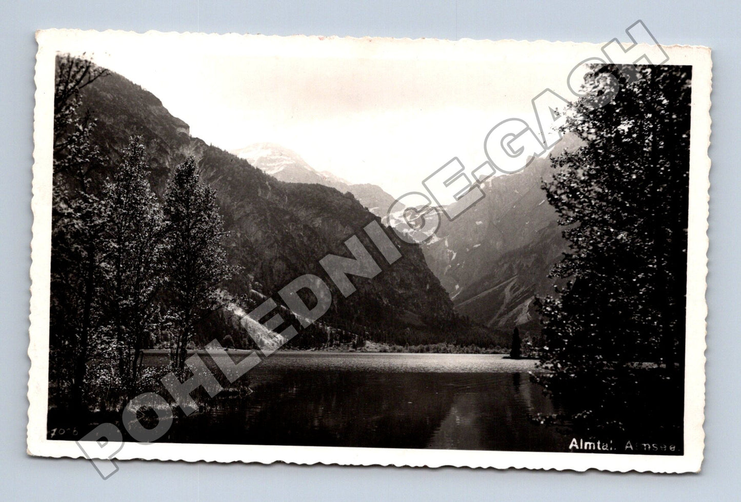 Pohlednice Rakousko Almtal jezero hory (M33318)