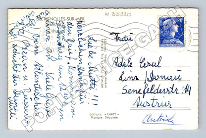 Pohlednice Francie Bretonnolles-sur-Mer pláž 1939 (M33320)
