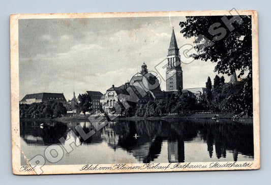 Pohlednice Německo Kiel Rathaus Stadttheater (M33325)