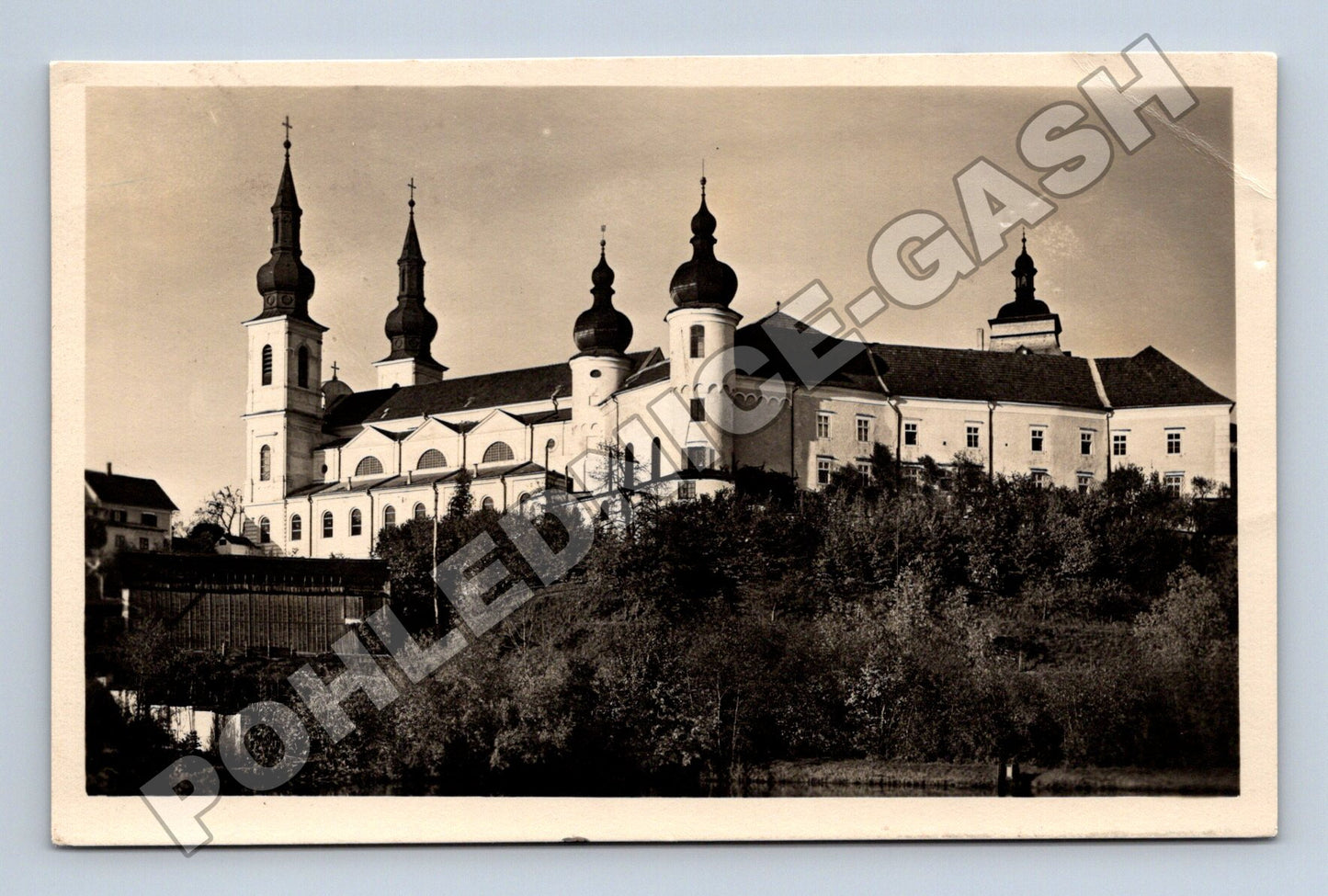 Pohlednice Rakousko Puchheim zámek a kostel (M33326)