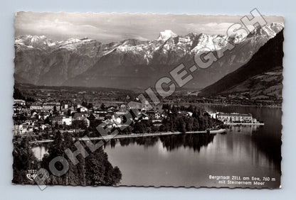 Pohlednice Rakousko Zell am See s horami 1937 (M33331)