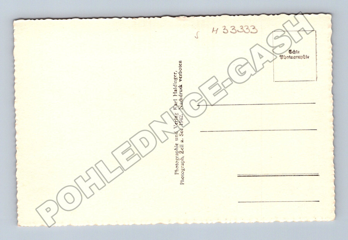 Pohlednice Rakousko Zell am See s horami 1942 (M33333)