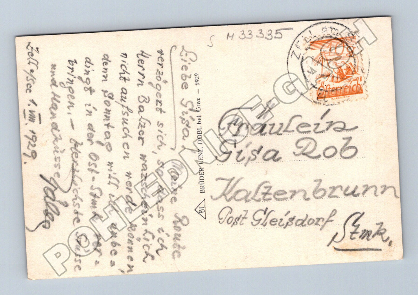 Pohlednice Rakousko Zell am See s Kitzsteinhorn 1929 (M33335)