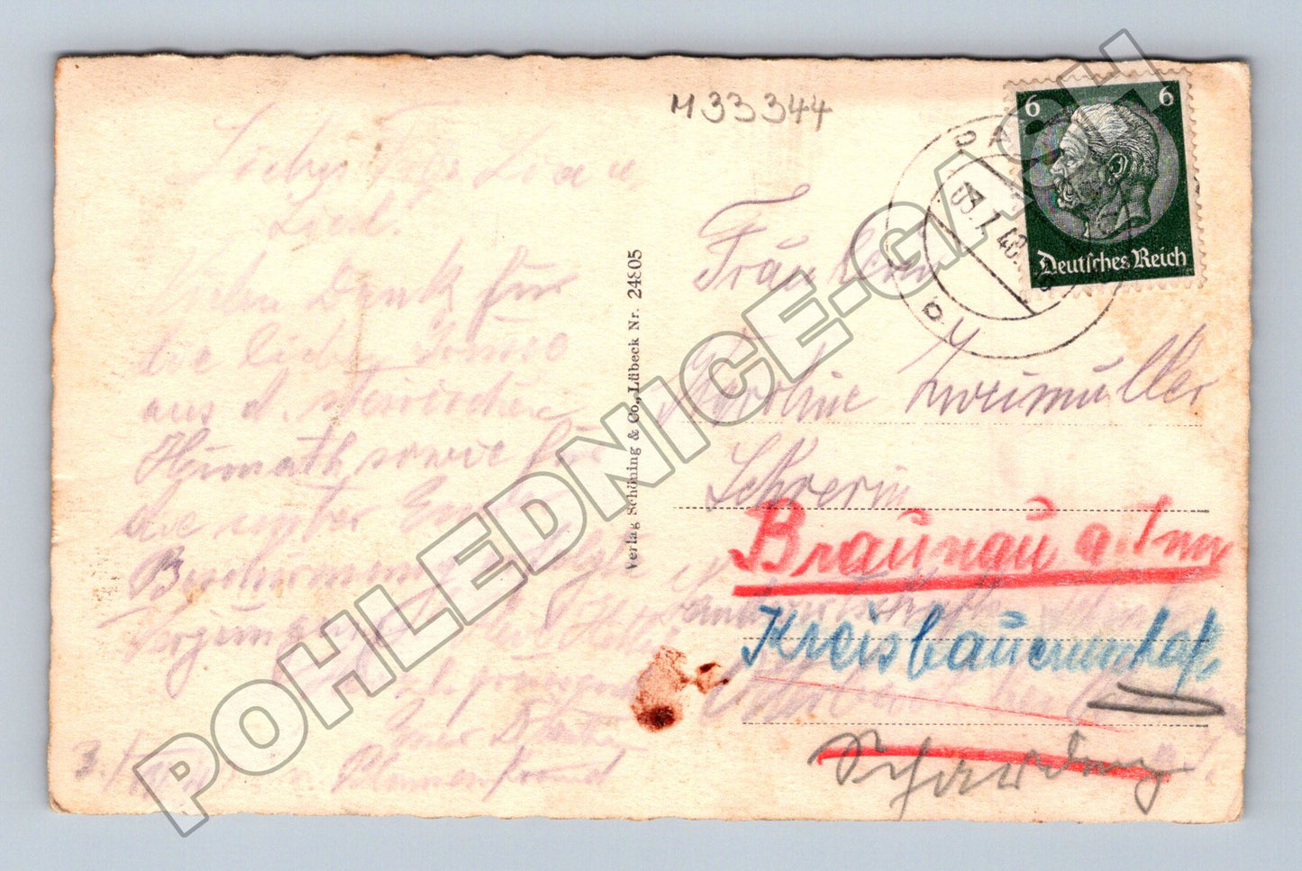 Pohlednice Německo Passau a. d. Donau 1942 (M33344)