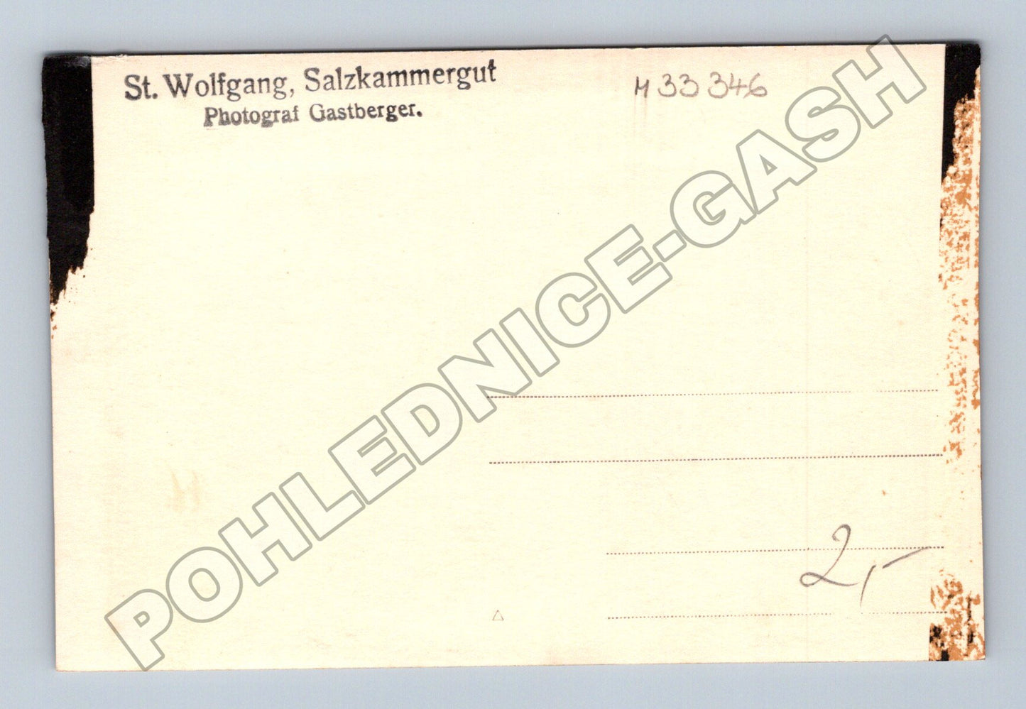 Pohlednice Rakousko St. Wolfgang Salzkammergut jezero hory (M33346)