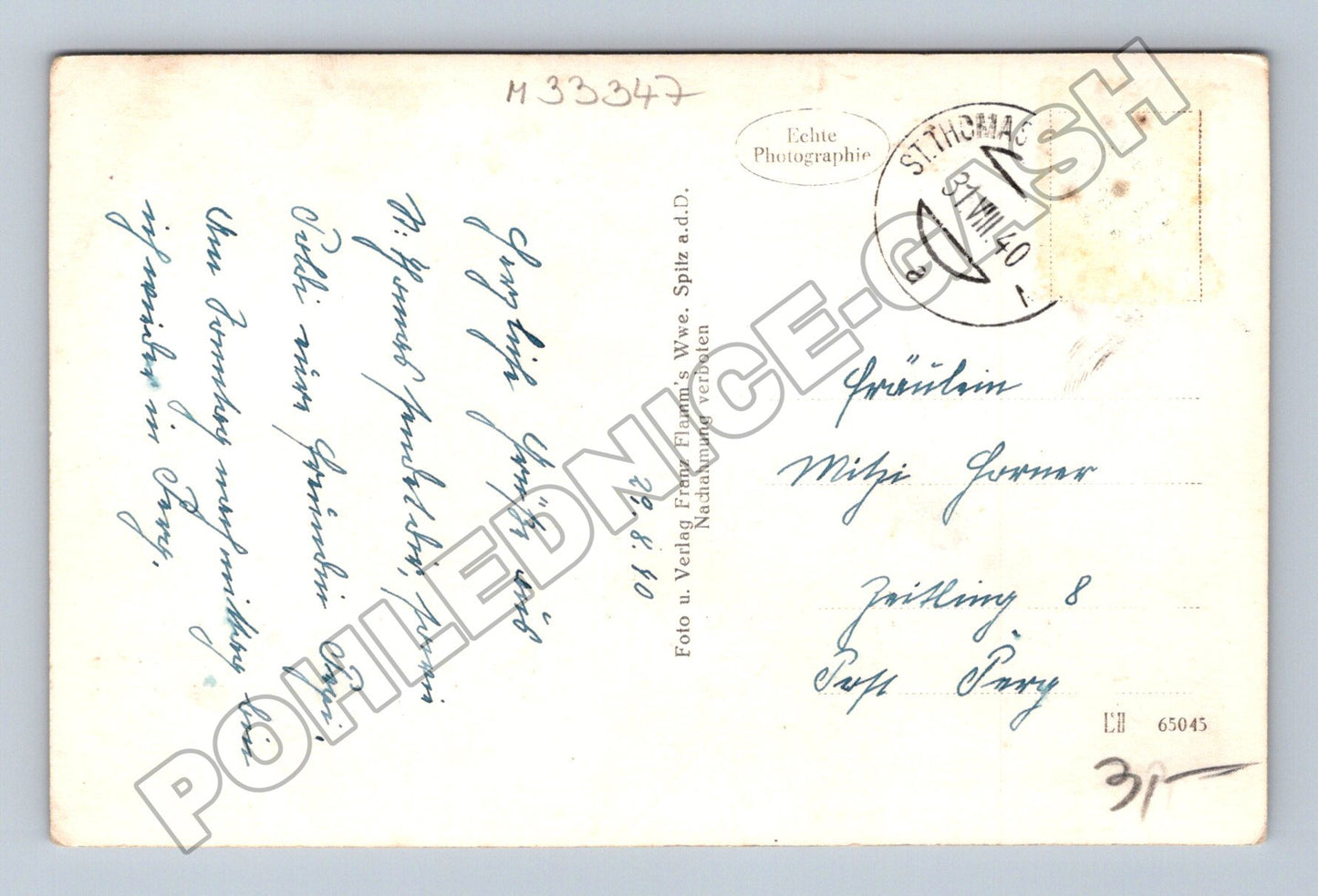 Pohlednice Rakousko Elsenstein Pückelwaldah skála 1940 (M33347)