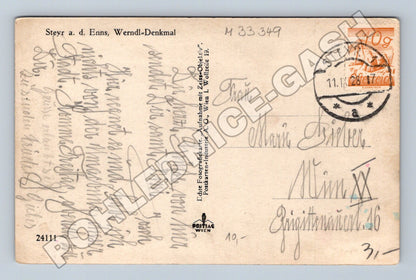 Pohlednice Rakousko Steyr Werndl-Denkmal 1916 (M33349)