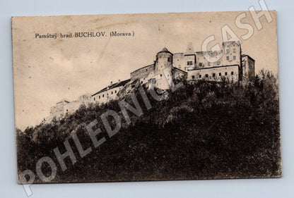 Pohlednice Buchlov památný hrad Morava (M3335)
