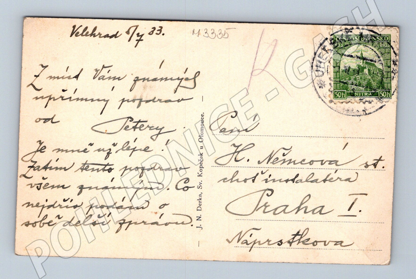 Pohlednice Buchlov památný hrad Morava (M3335)