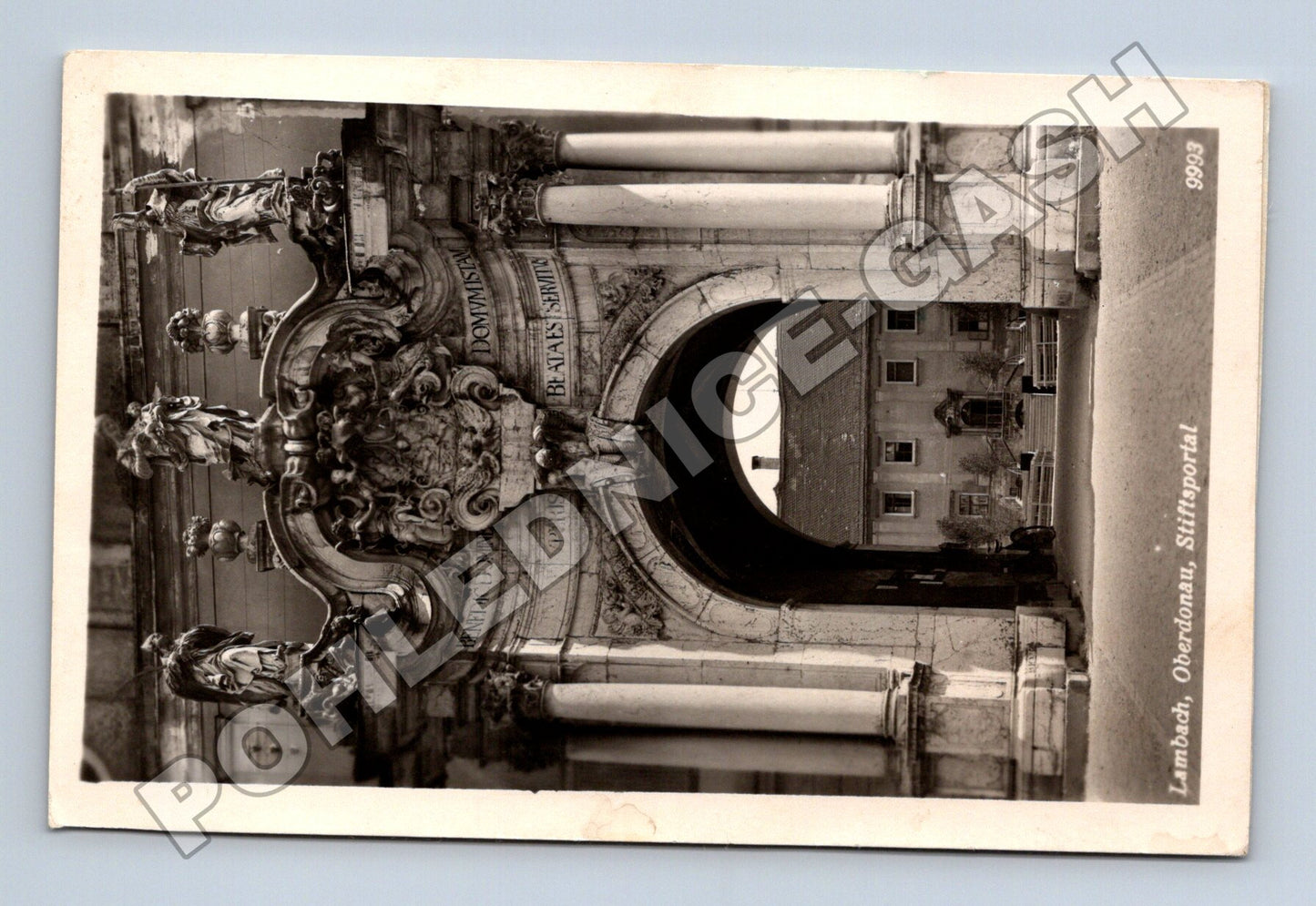 Pohlednice Rakousko Lambach Stiftsportal 1936 (M33356)