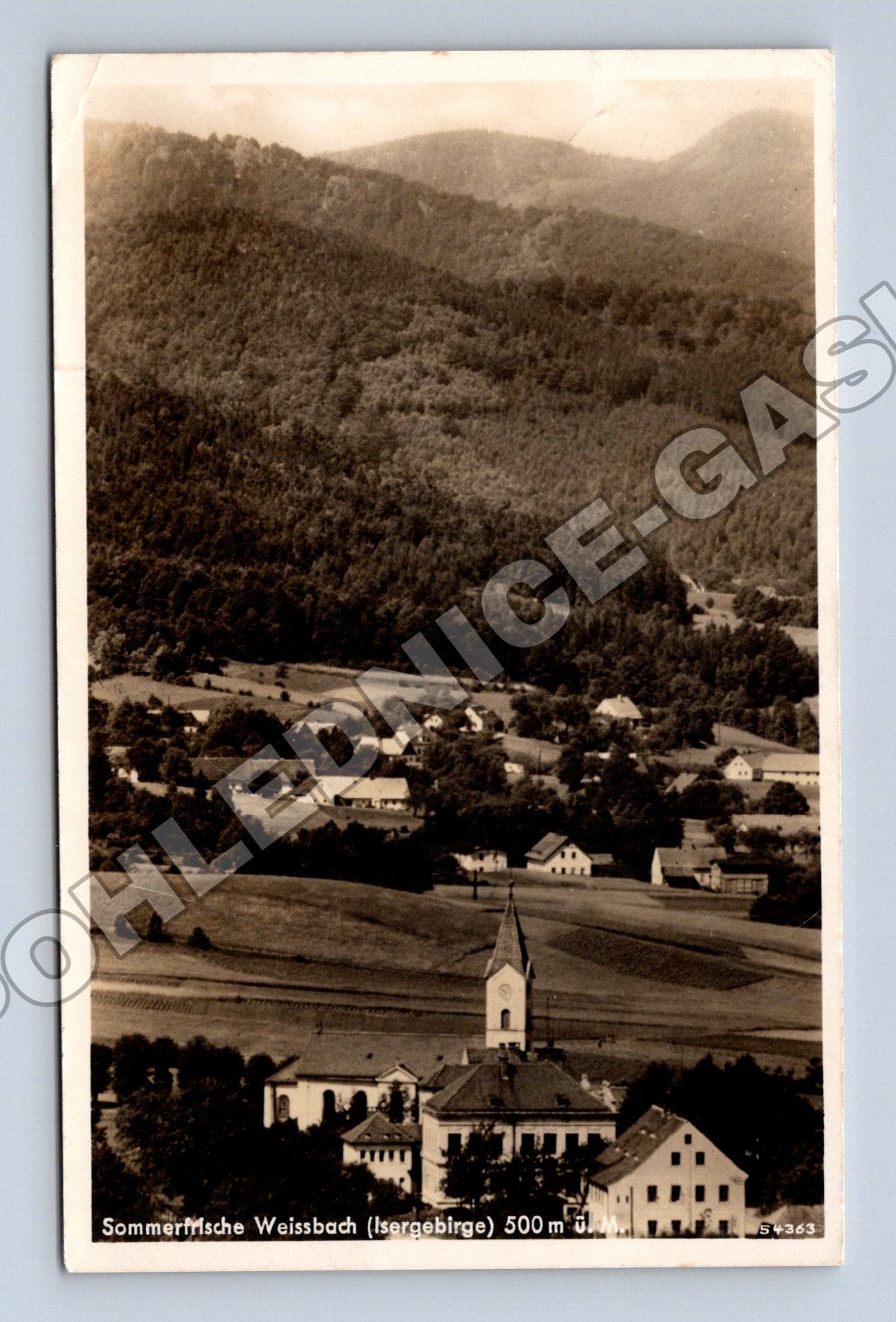 Pohlednice Bílý Potok Jizerské hory 1926 (M33388)