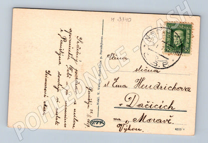 Pohlednice Pernštejn černobílý motiv (M3340)