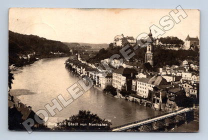 Pohlednice Německo Burghausen hrad a město 1928 (M33402)