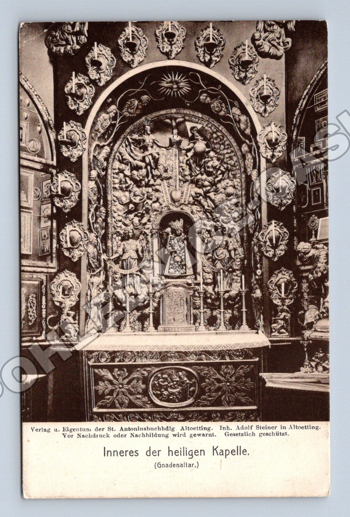 Pohlednice Německo Altötting interiér kaple 1911 (M33405)