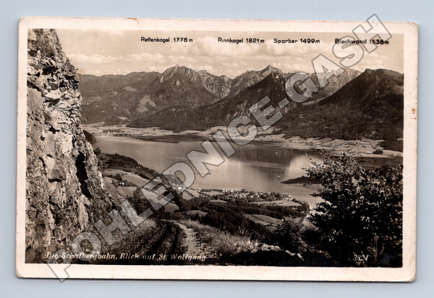 Pohlednice Rakousko Schafbergbahn St. Wolfgang Alpy (M33412)
