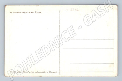 Pohlednice Karlštejn malba O Schmidt (M3342)