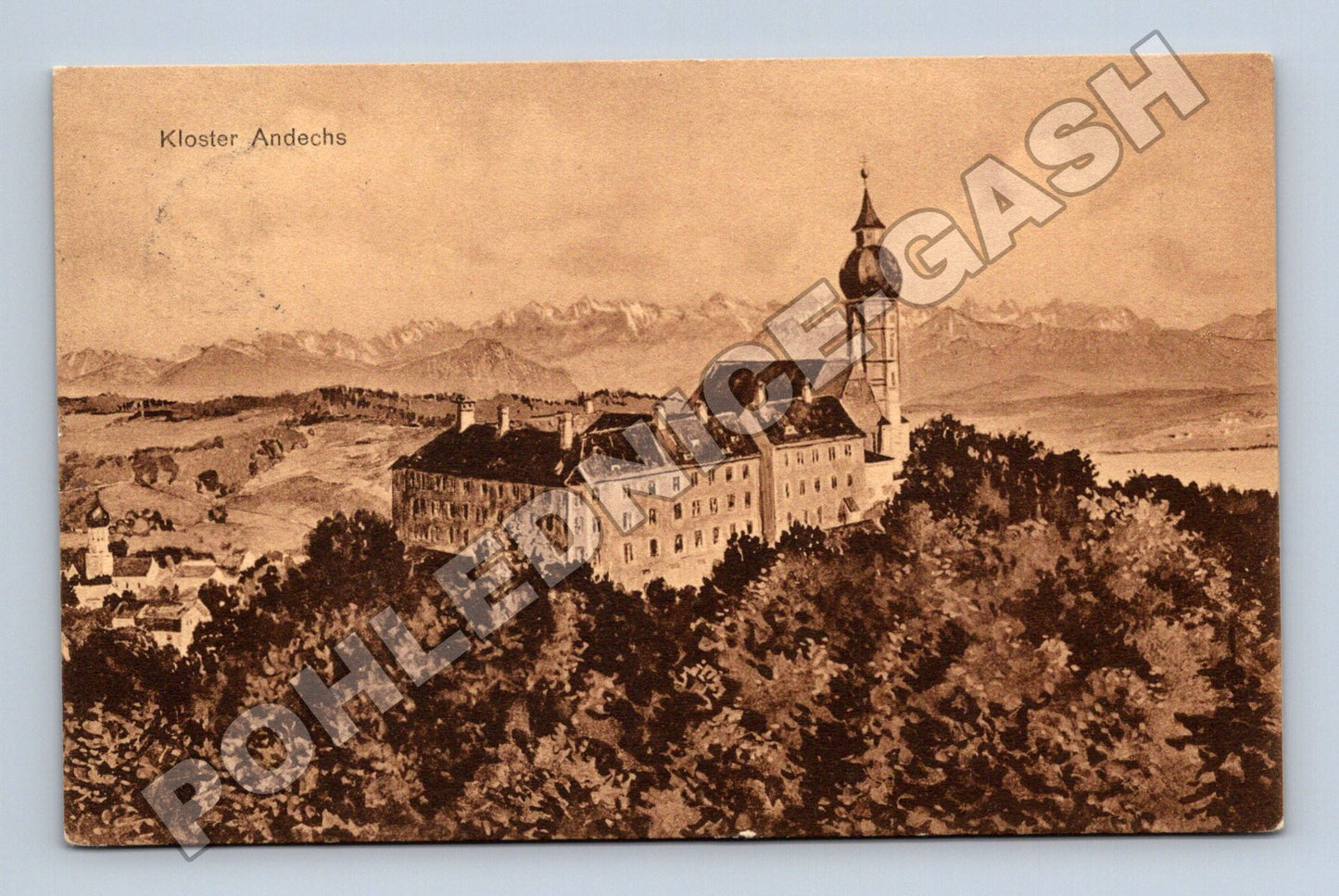 Pohlednice Německo Kloster Andechs klášter 1929 (M33420)