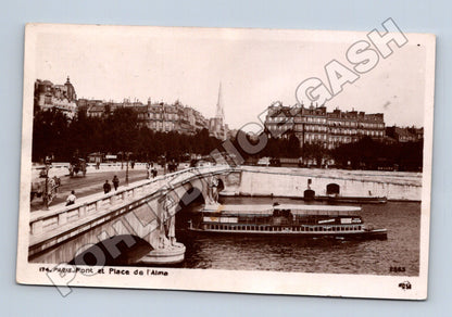 Pohlednice Francie Paříž Pont de l'Alma 1914 (M33423)