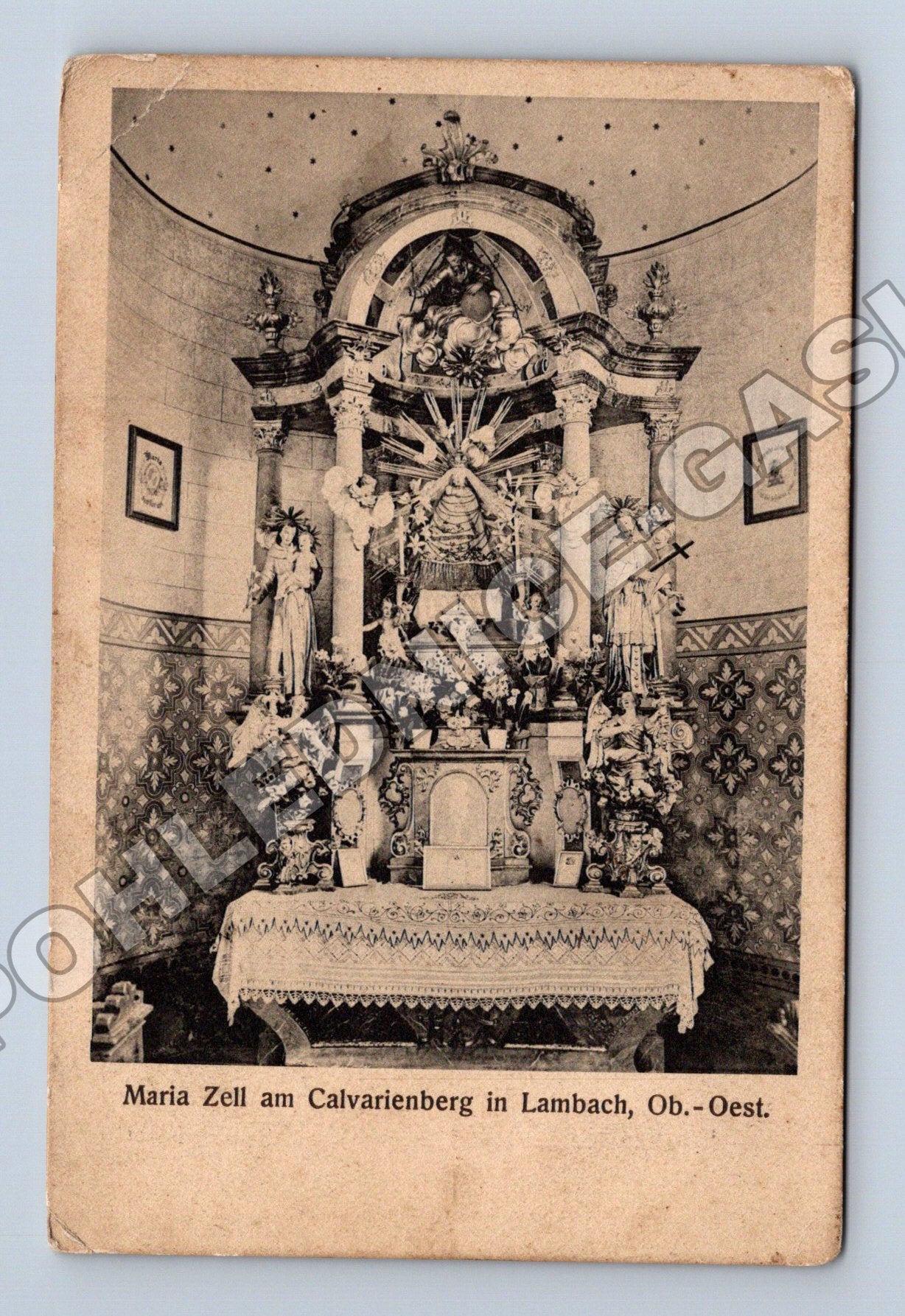 Pohlednice Rakousko Maria Zell am Calvarienberg interiér (M33425)