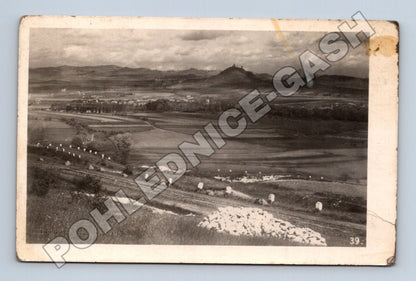 Pohlednice Libochovice a Hazmburk 193x (M33427)