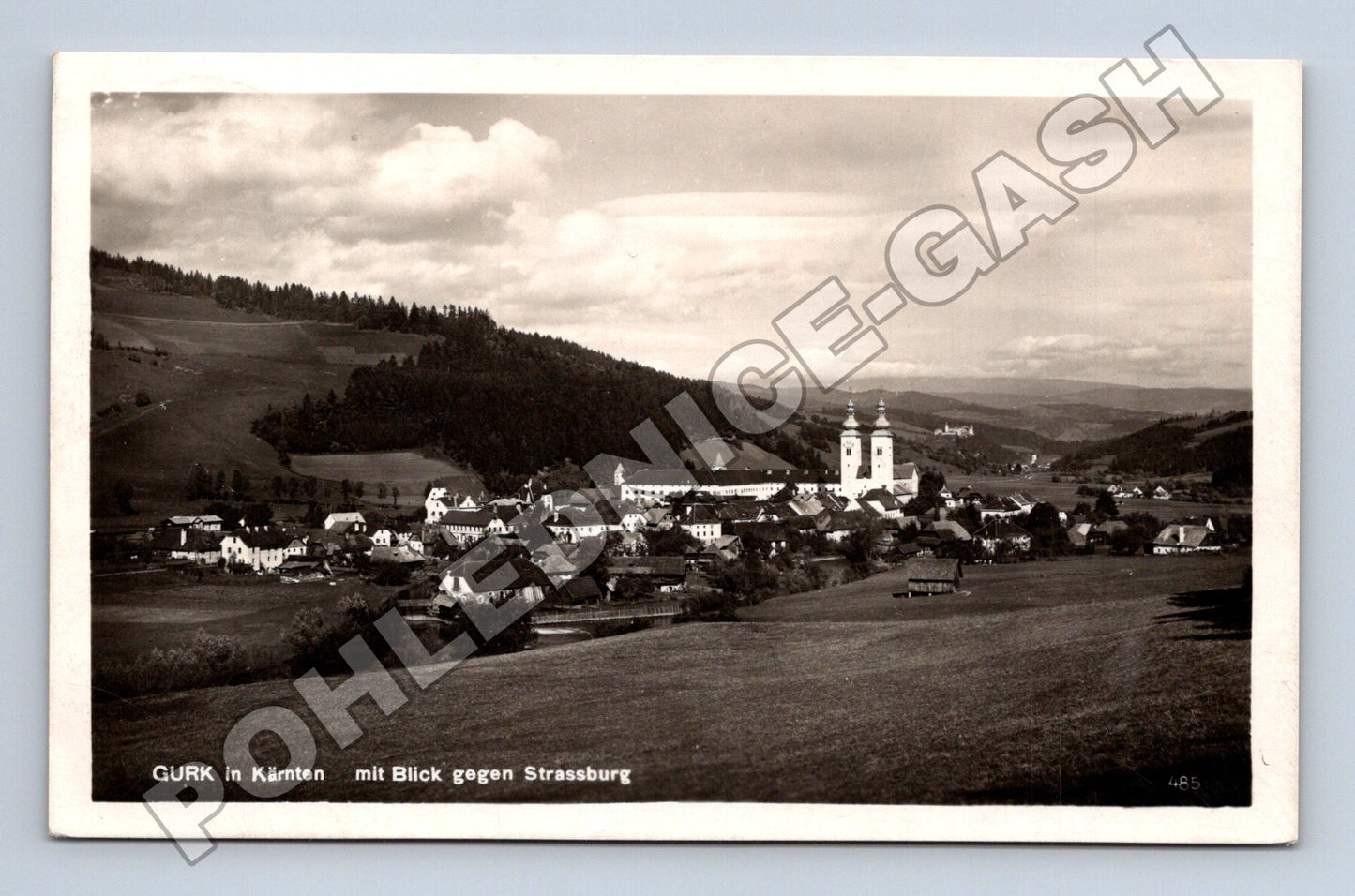 Pohlednice Rakousko Gurk s výhledem na Strassburg 1927 (M33428)