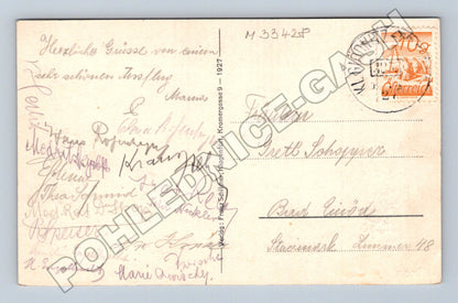 Pohlednice Rakousko Gurk s výhledem na Strassburg 1927 (M33428)