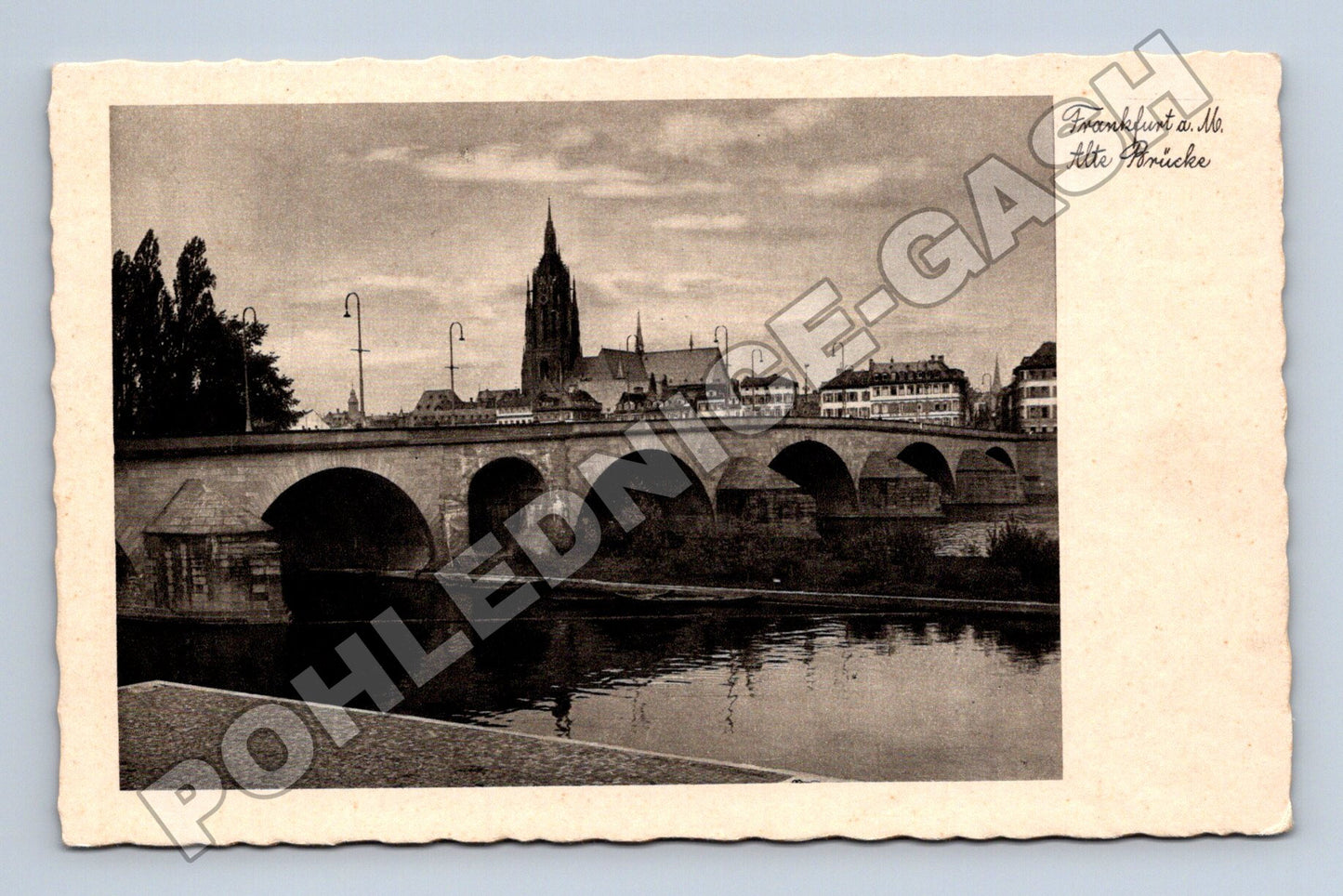 Pohlednice Německo Frankfurt nad Mohanem Starý most (M33433)