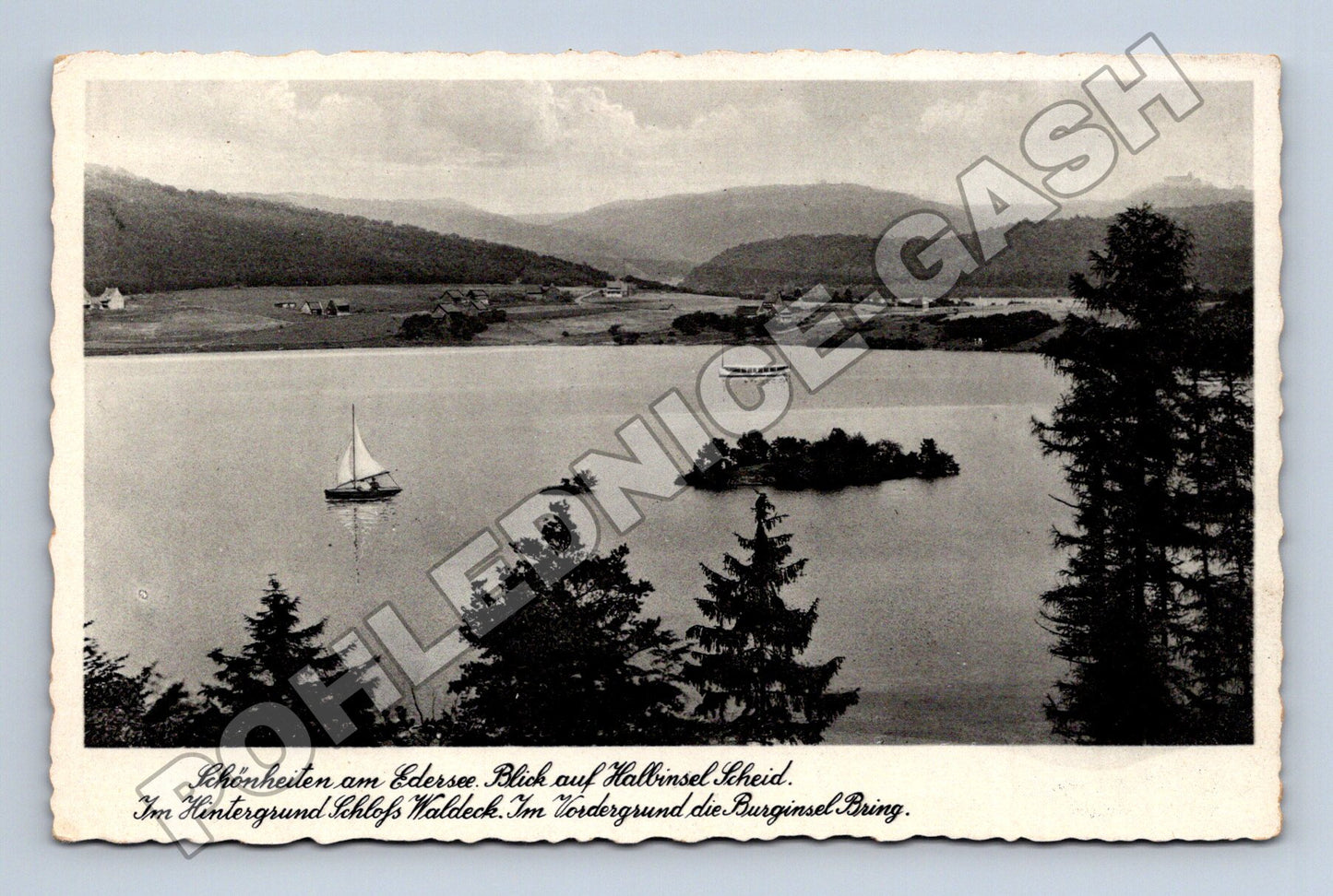 Pohlednice Německo Edersee zámek Waldeck (M33434)