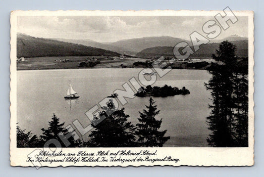 Pohlednice Německo Edersee zámek Waldeck (M33434)