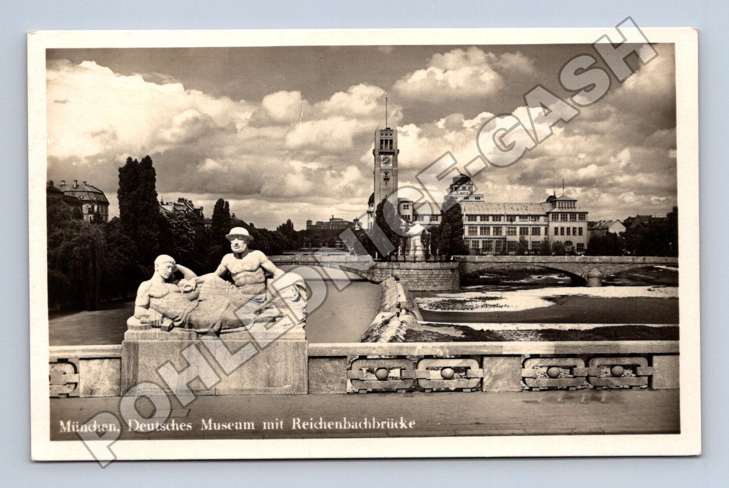 Německo Mnichov Deutsches Museum s Reichenbachbrücke (M33435)
