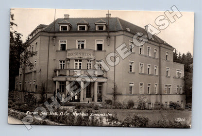 Pohlednice Rakousko Bad Hall Kurhaus Sonnenheim 1934 (M33443)