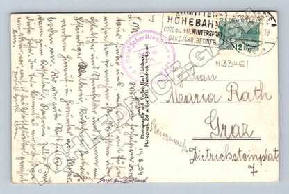 Pohlednice Rakousko Zell am See ze Schmittenhöhe 1932 (M33461)