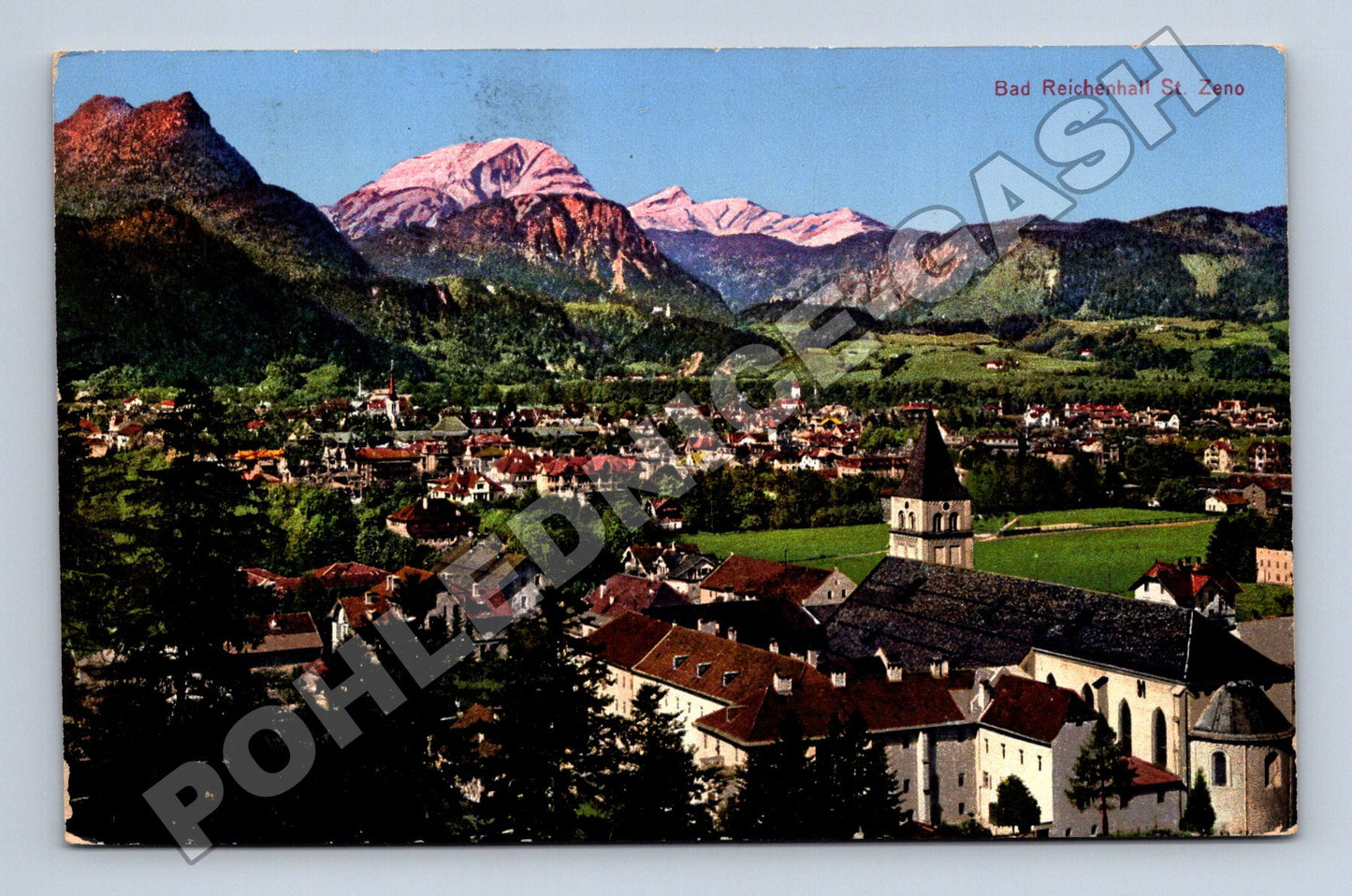 Pohlednice Německo Bad Reichenhall St. Zeno 1914 (M33473)