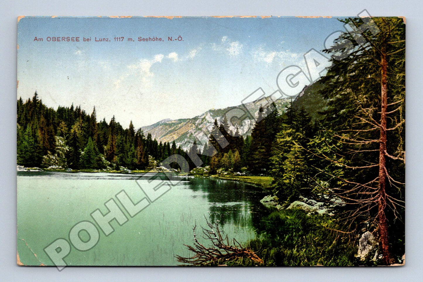 Pohlednice Rakousko Obersee u Lunz 1912 (M33474)