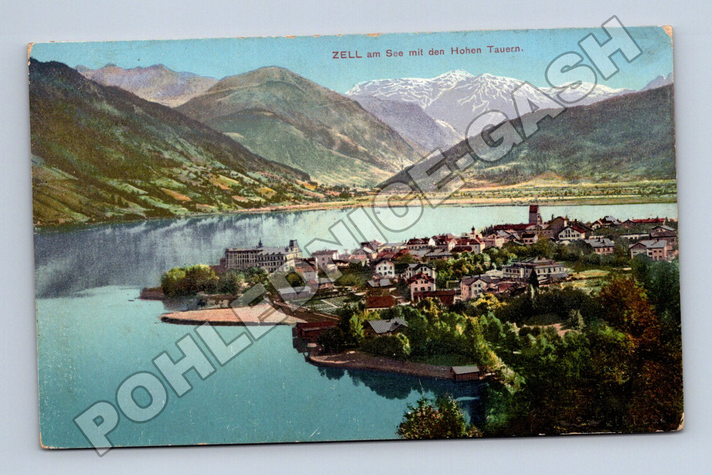 Pohlednice Rakousko Zell am See s Hohen Tauern 1914 (M33476)