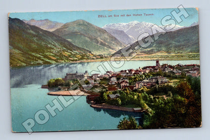 Pohlednice Rakousko Zell am See s Hohen Tauern 1914 (M33476)