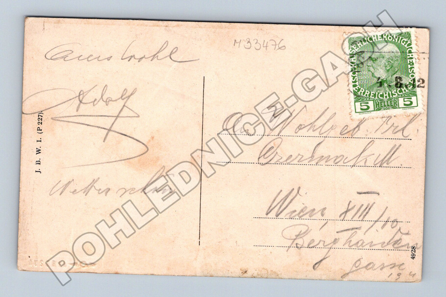 Pohlednice Rakousko Zell am See s Hohen Tauern 1914 (M33476)