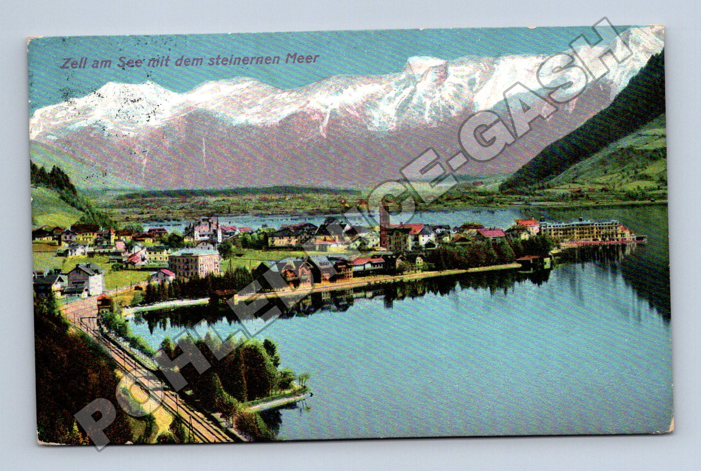 Pohlednice Rakousko Zell am See s horami 1909 (M33477)