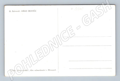 Pohlednice Bezděz malba O Schmidt (M3348)