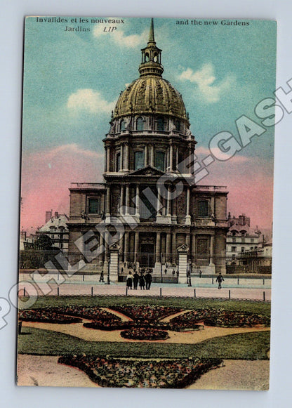 Pohlednice Francie Paříž Invalidovna a zahrady (M33481)